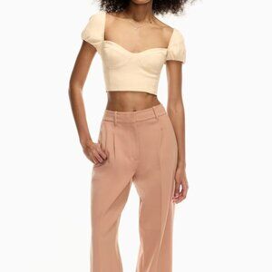 Wilfred Aritzia Novella Cap Sleeve Blouse